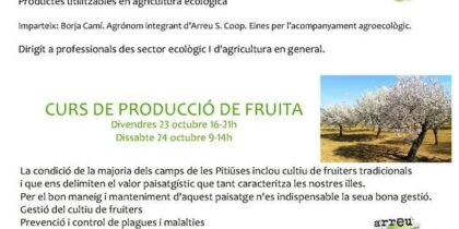 Cursos d'agricultura ecològica amb APAEFF