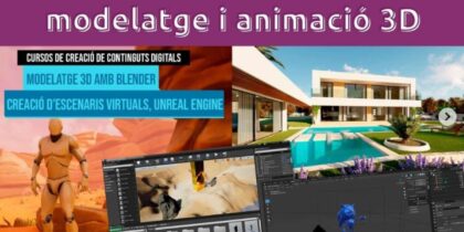 Courses on creating virtual scenarios, modeling and 3D animation at FabLab Ibiza