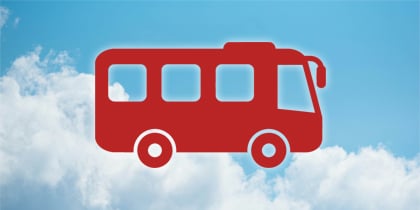 Autobús público en Ibiza