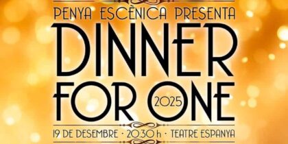 Dinner For One, teatro con la Penya Escènica