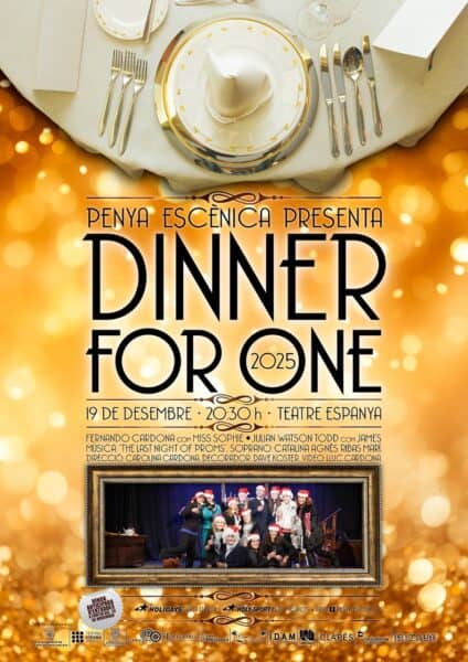 Dinner For One, teatro con la Penya Escènica