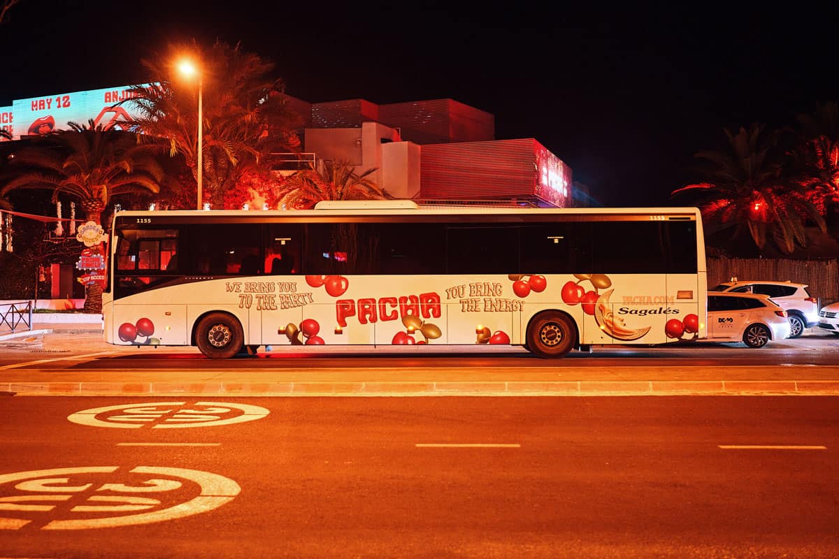 ¿Tienes una entrada a Pacha Ibiza? ¡Ya tienes el transporte gratis!