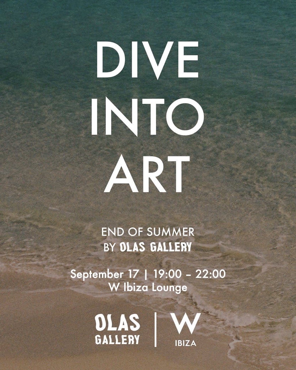 Dive Into Art, despedida del verano de Olas Gallery en W Ibiza Lounge