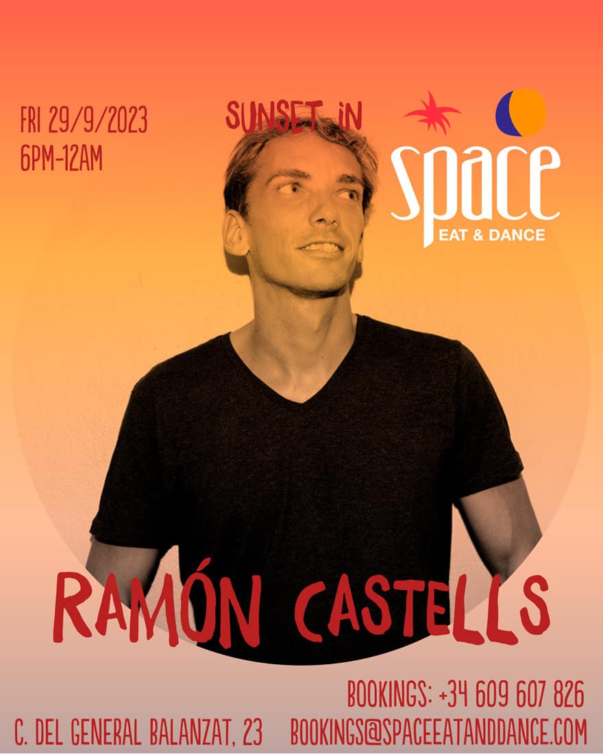 Music and sunset at Space Eat & Dance - Ibiza 2023