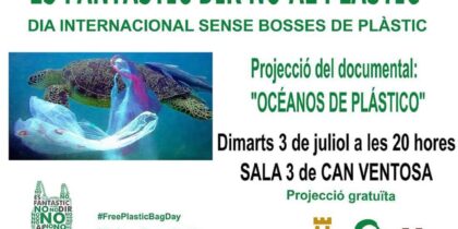 El documental "Océanos de Plástico" en Can Ventosa