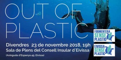 Proyección de "Out of Plastic" en el Consell de Ibiza
