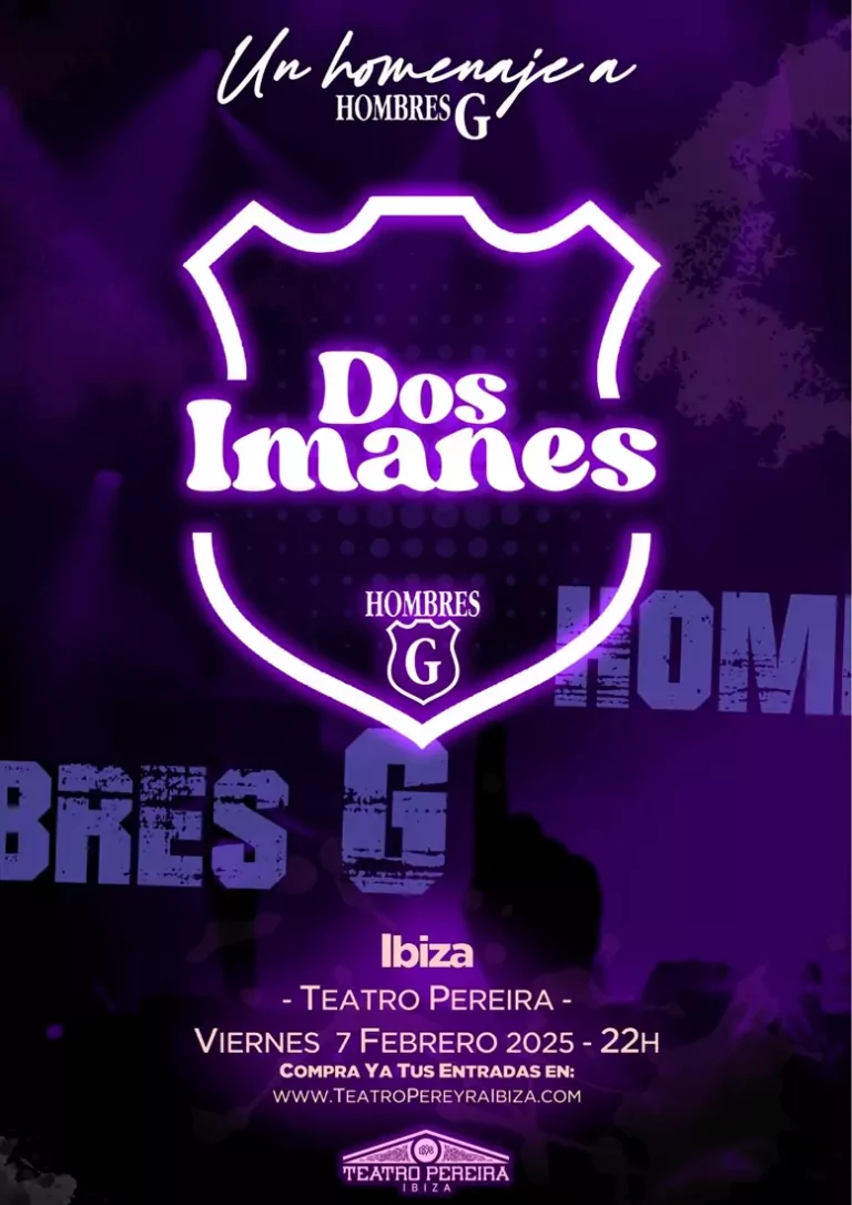 Dos imanes, concierto homenaje a Hombres G en el Teatro Pereyra
