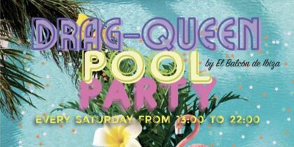 Drag-Queen Pool Party op Axel Beach Ibiza, plezier in het zwembad!
