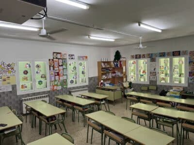 O Beach Ibiza dona 38 ventiladores al Colegio Trinitarias de Sant Antoni