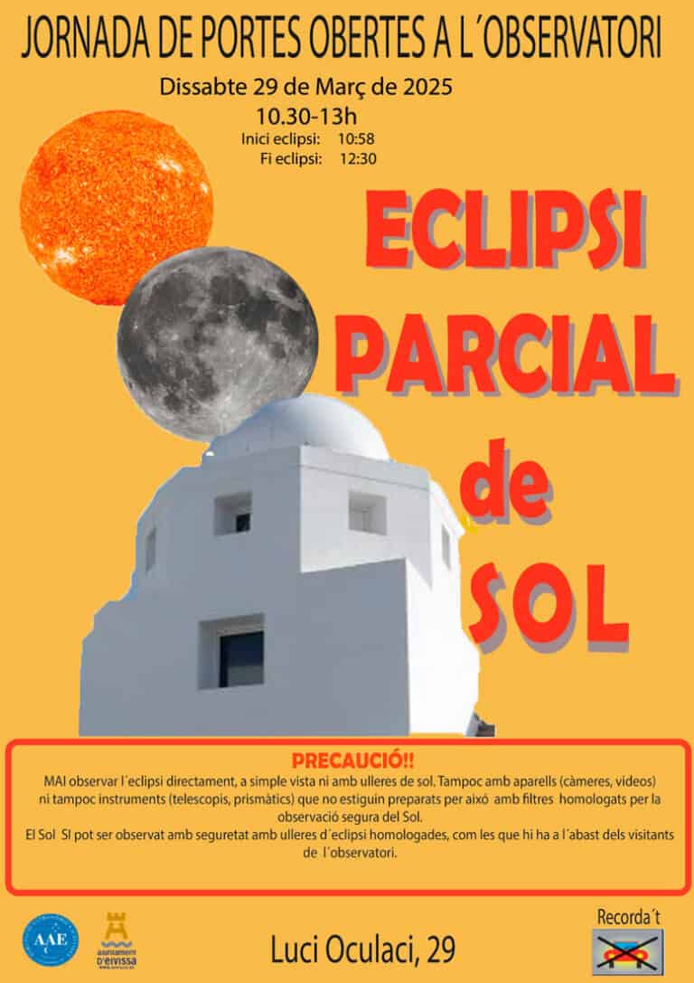 Disfruta del Eclipse Solar desde el Observatorio de Ibiza