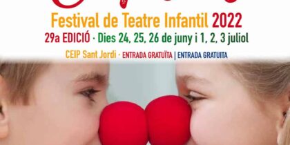 El Festín, Festival del teatro per bambini a Sant Jordi, proposte per due fine settimana