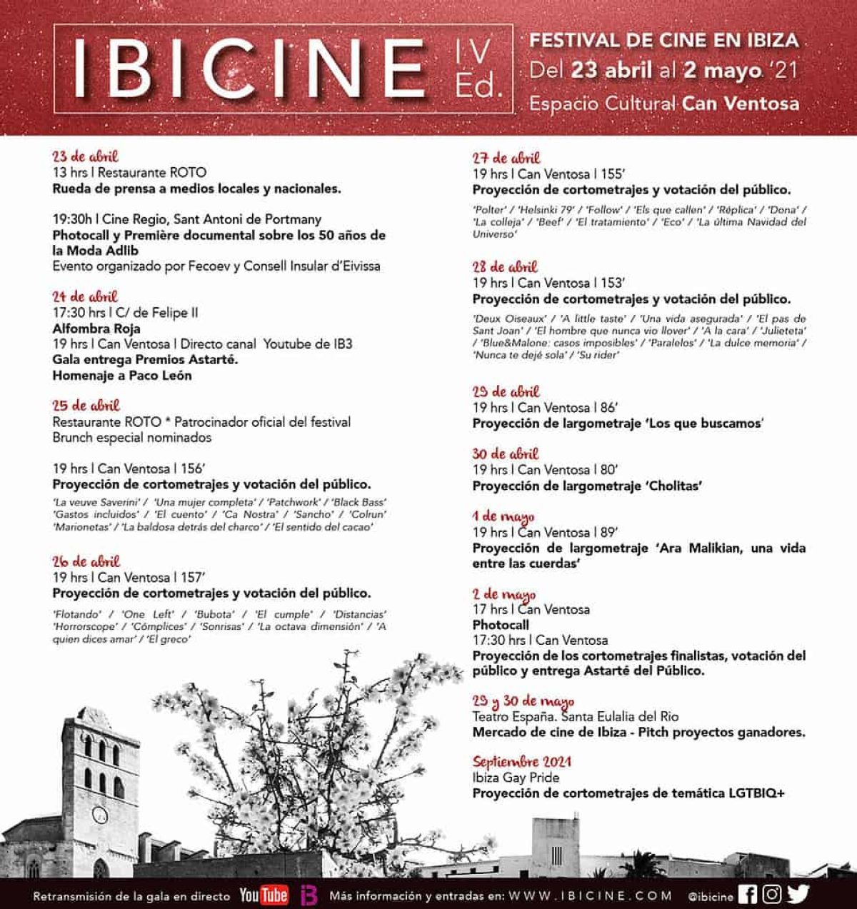 ibicine festival ibiza 2021