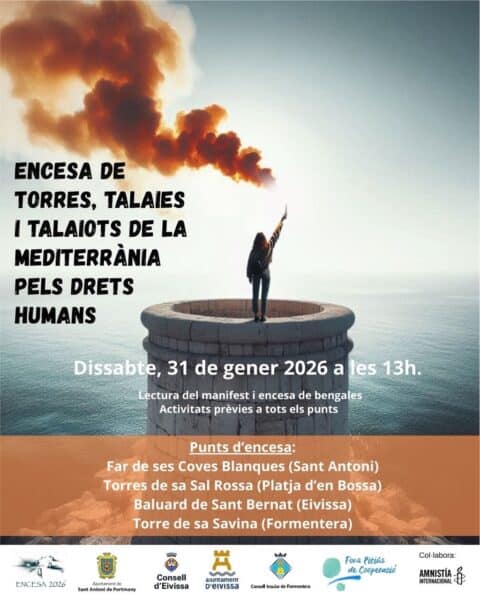 Encesa de Torres, Talaies i Talaiots, luces por los derechos humanos