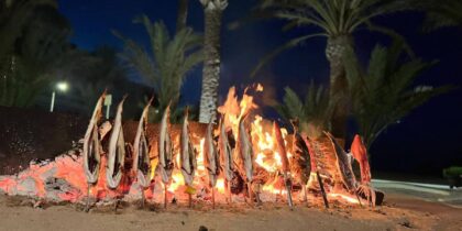 Espetos in Can Tothom, savor the freshest grilled fish Fiestas Ibiza