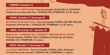 Free themed itineraries around Dalt Vila Cultural and events agenda Ibiza Ibiza