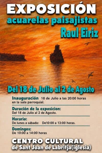 Raúl Eiriz expone en el Centro Cultural de Sant Joan