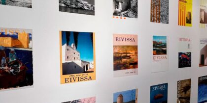 50 jaar Eivissa magazine van de IEE tentoongesteld in Sa Nostra Sala Eventos Ibiza Consciente Ibiza