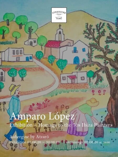 La mirada de Amparo López en Aubergine by Atzaró