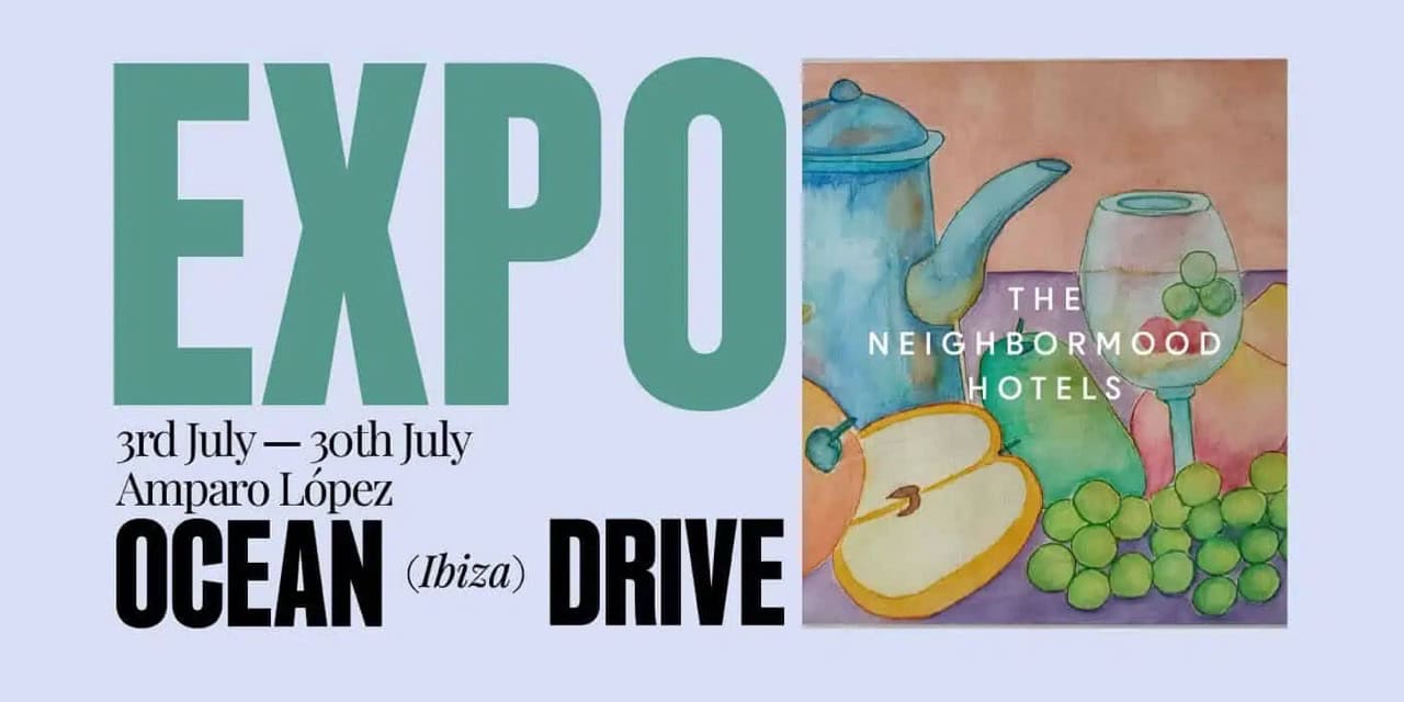 Exposición de Amparo López en Ocean Drive Ibiza