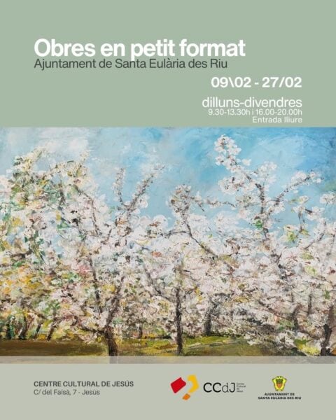 Exposición de arte en pequeño formato en Jesús