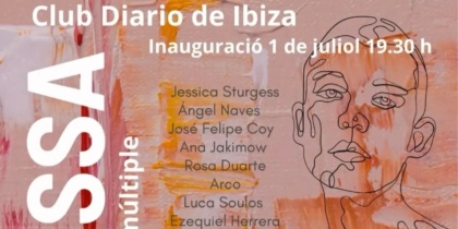 Exposición colectiva ARTEIVISSA en Club Diario de Ibiza