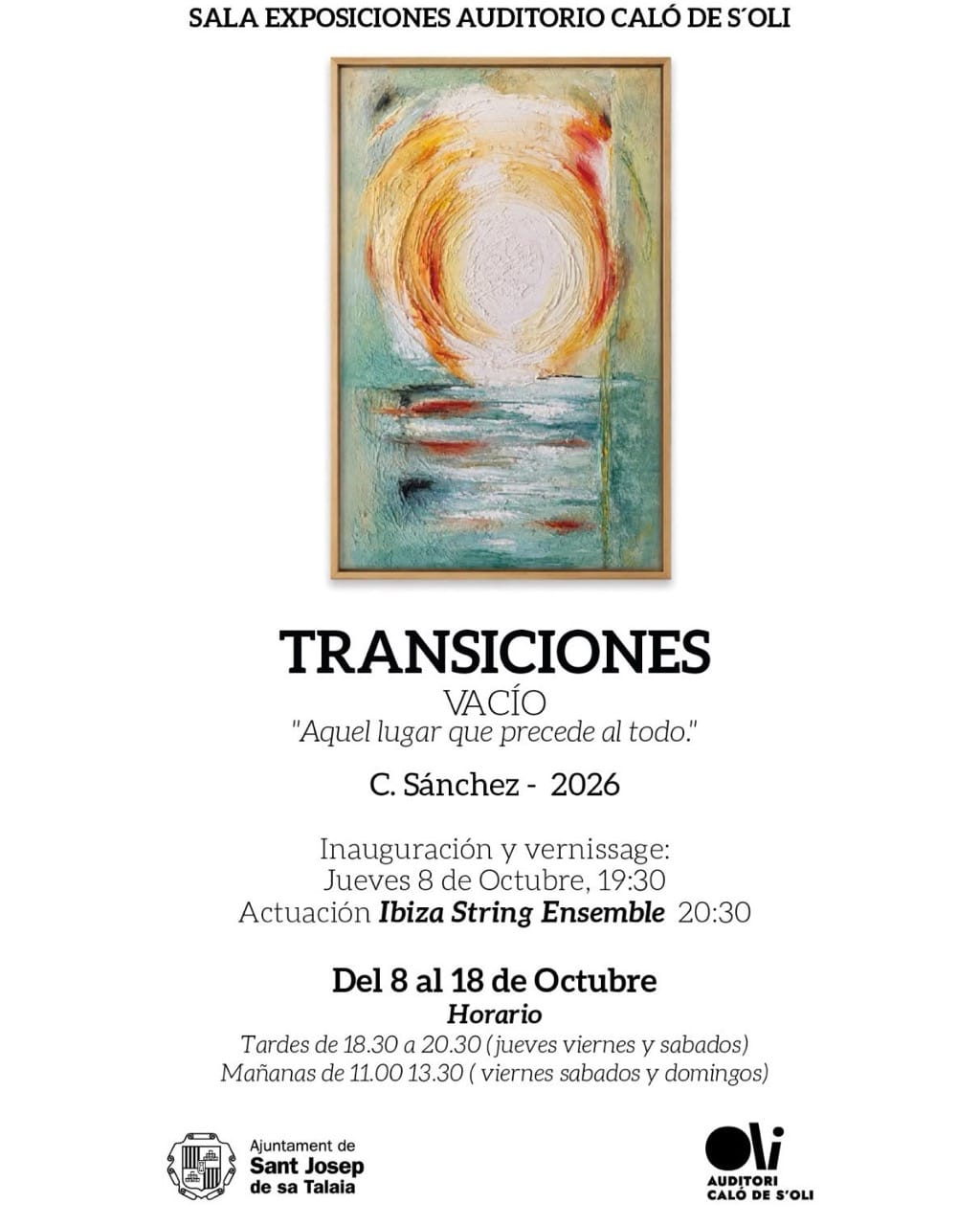 ‘Transiciones. Vacío’, pinturas de César Sánchez