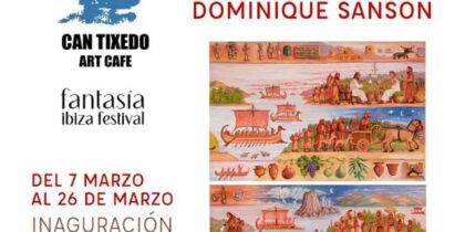 La historia de Ibiza, exposición de Dominique Sanson en Can Tixedó