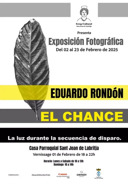 El Chance, exposición de fotografías de Eduardo Rondón
