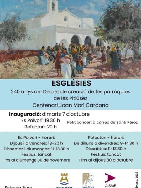 Esglésies, exposición en Es Polvorí y el Refectorio