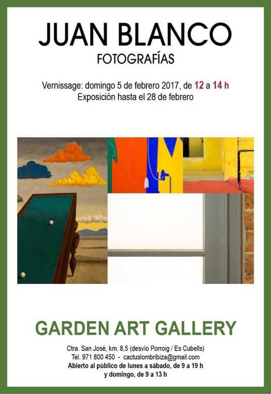 exposición Juan Blanco Garden Art Gallery Ibiza
