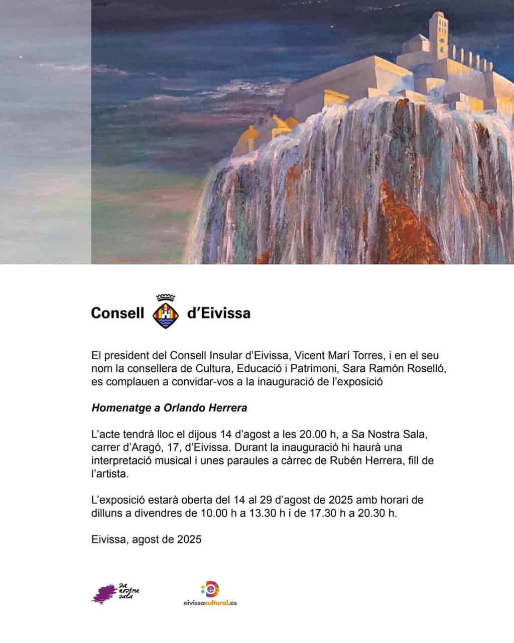 Homenaje a Orlando Herrera en Sa Nostra Sala