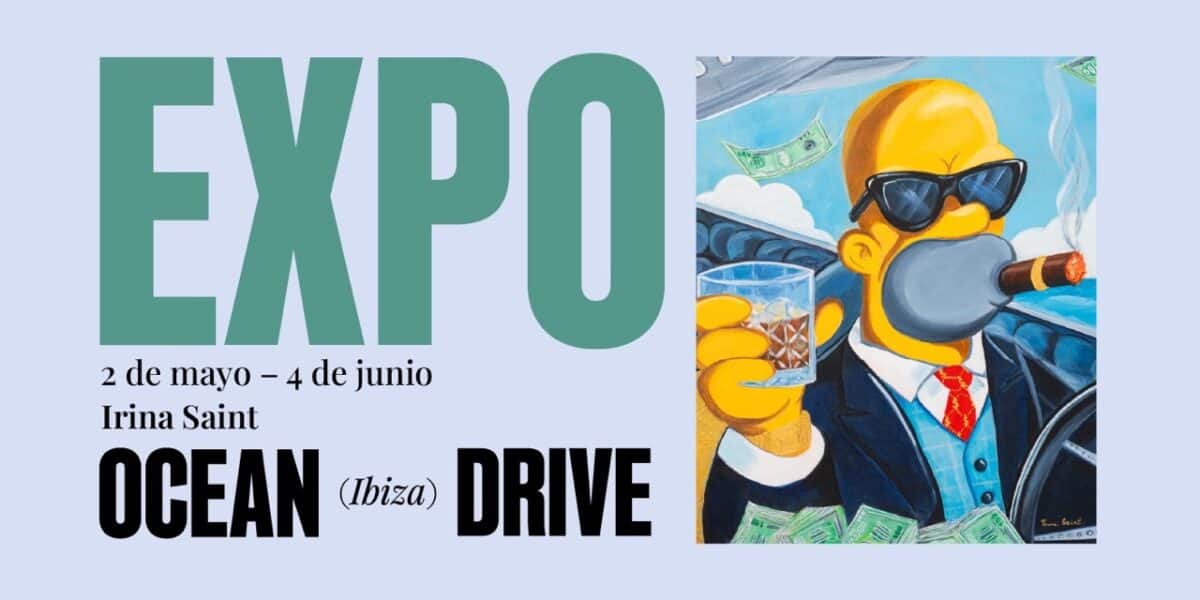 Exposición de Irina Saint en Ocean Drive Ibiza