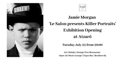 Killer Portraits, Ausstellung von Jamie Morgan in Atzaró Ibiza
