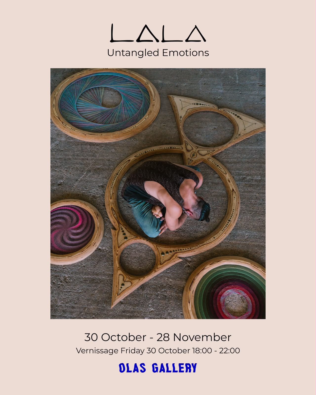 “Untangled Emotions” de Arnoud L∆L∆ en Olas Gallery