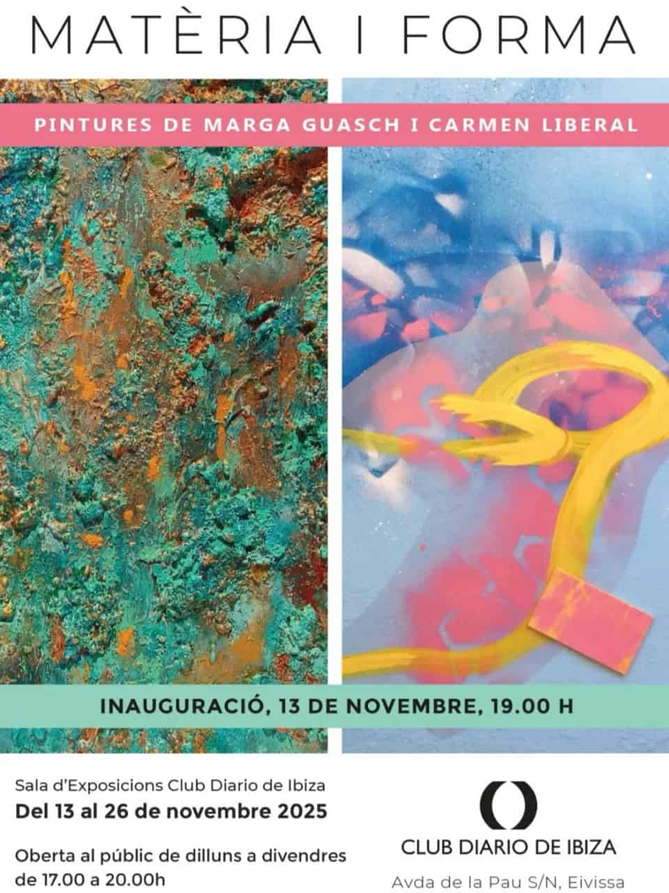 Matèria i Forma, exposición de Marga Guasch y Carmen Liberal
