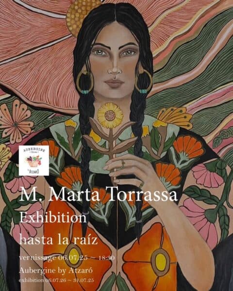 Hasta la raíz, exposición de Marta Torrassa en Aubergine by Atzaró