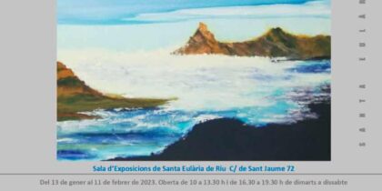 In the distance, painting exhibition by Lina Fita in Santa Eulalia Cultura Ibiza