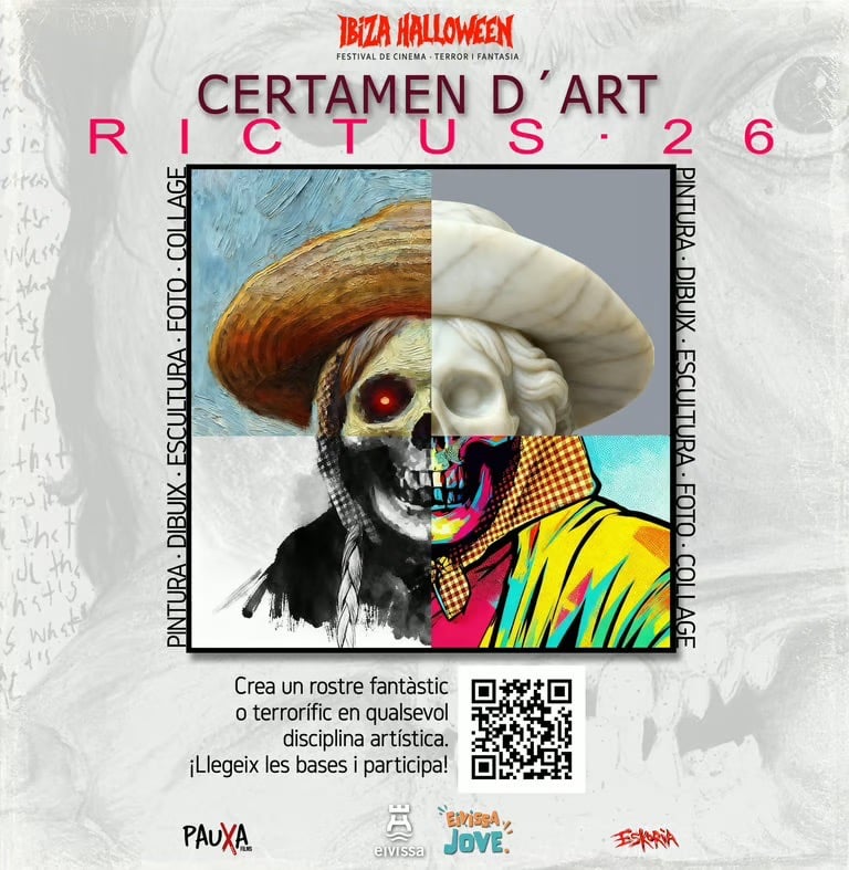 Rictus, exposición del Ibiza Halloween en el C19