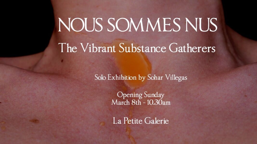 Nous sommes nus, exposición de Sohar Villegas en La Petite Galerie