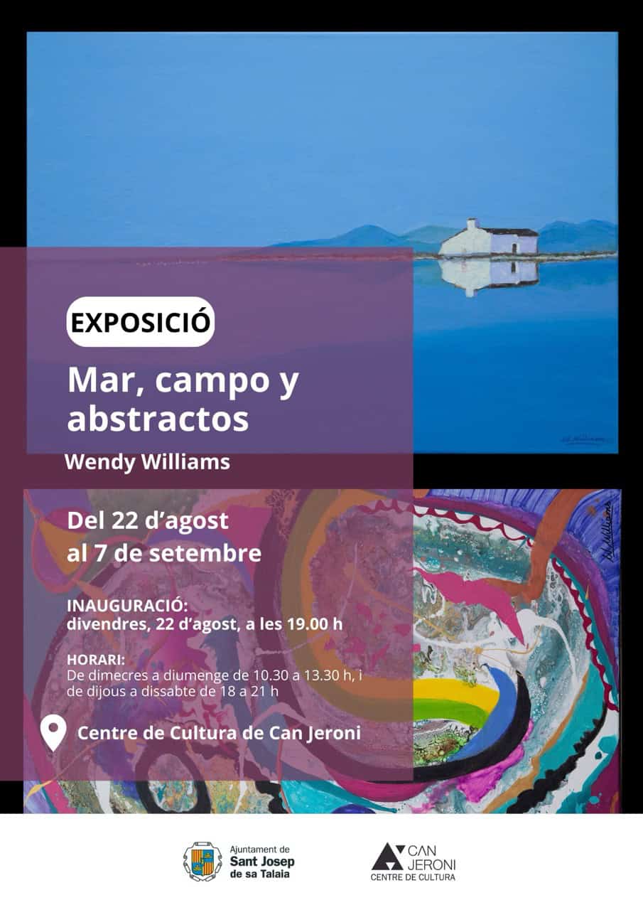 Mar, campo y abstractos, exposición de Wendy Williams