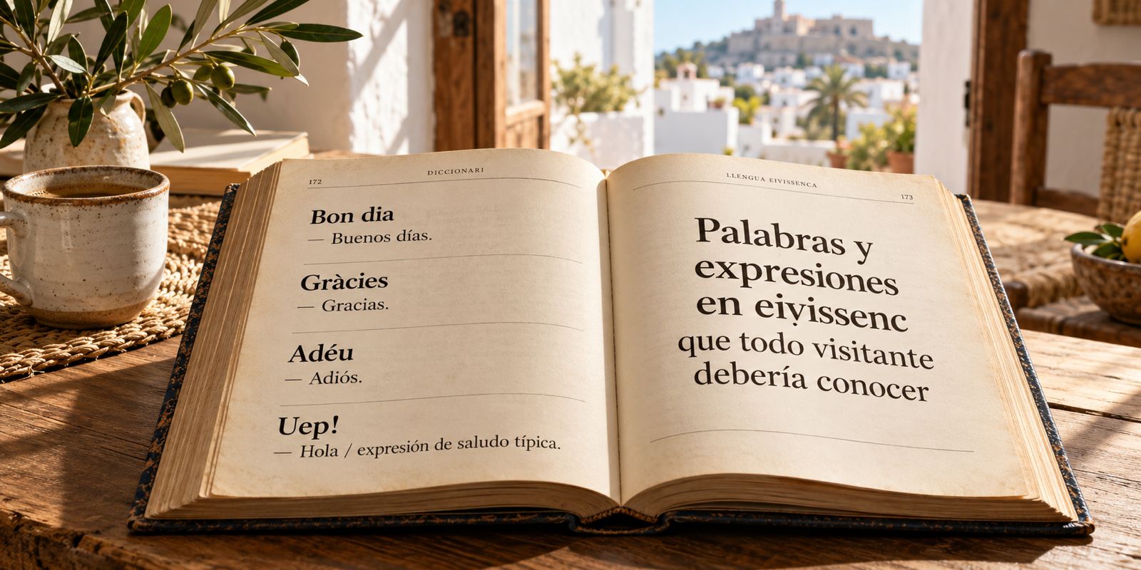Palabras y expresiones en “eivissenc”que todo visitante debería conocer