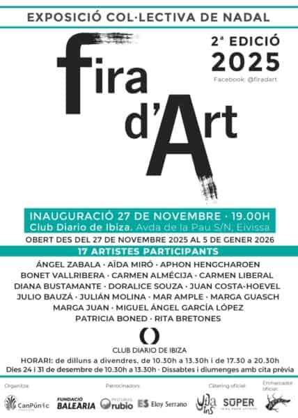 Fira d’Art, exposición colectiva de Navidad en el Club Diario