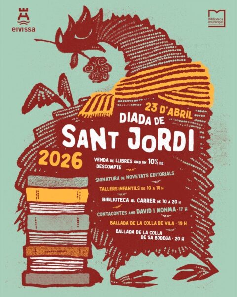 Día de Sant Jordi Ibiza: Feria de Libros y actividades infantiles