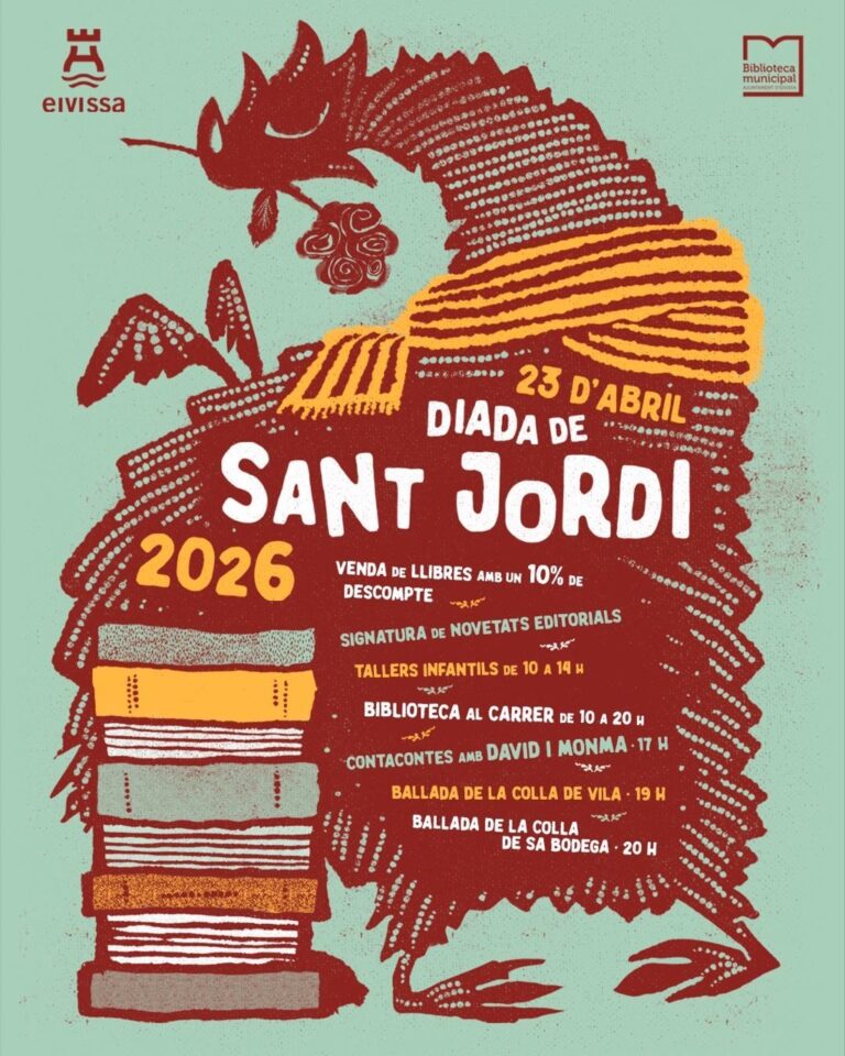 Día de Sant Jordi Ibiza: Feria de Libros y actividades infantiles