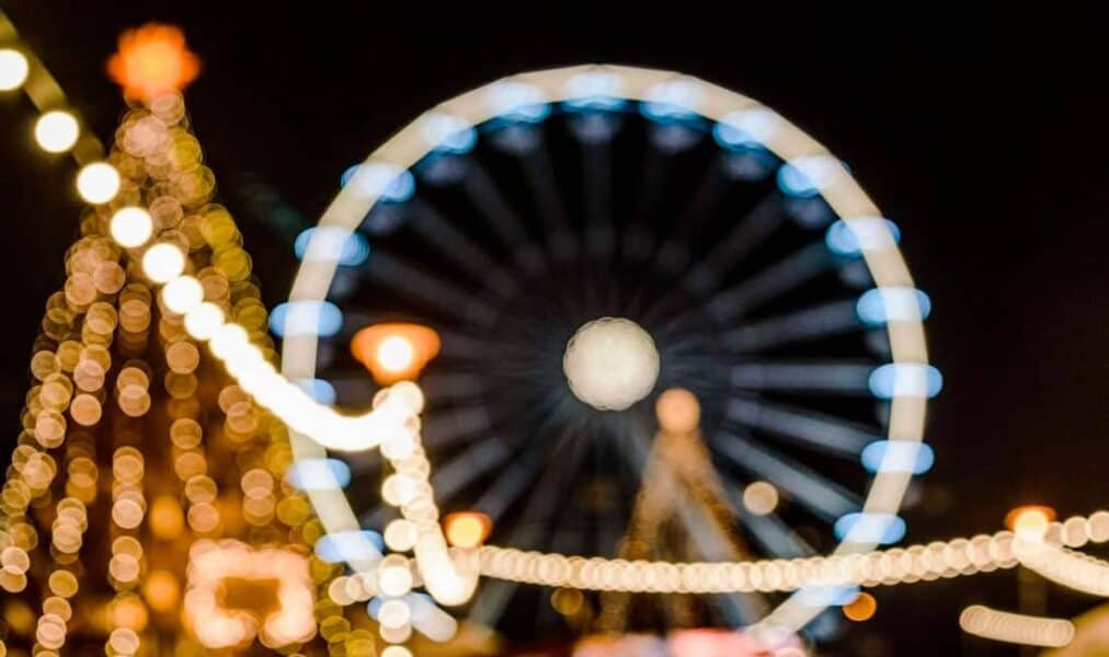 Feria de atracciones de Navidad en Ibiza