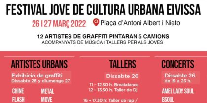 Eerste editie van het urban art festival Art on Trucks Ibiza