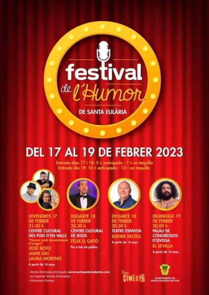 II Festival del Humor de Santa Eulalia con El Sevilla, Félix el Gato y Xavier Deltell Copiar