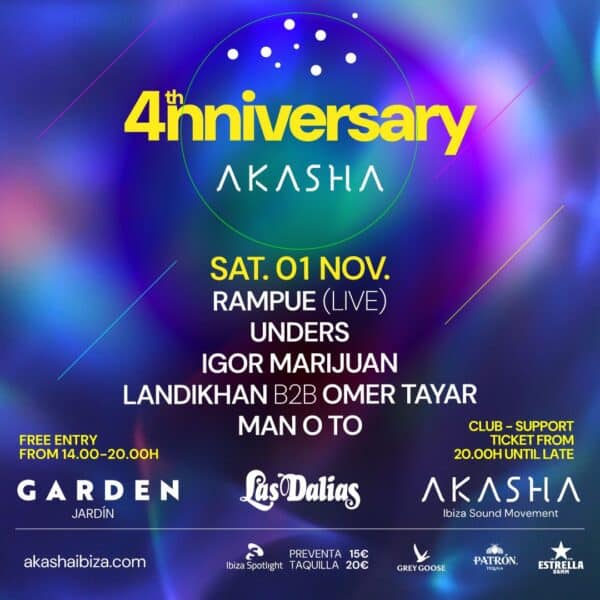 Akasha celebra su gran fiesta de Aniversario