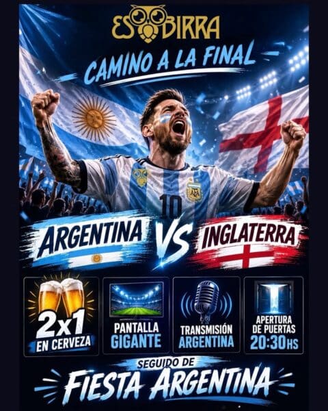 Es Birra celebra una gran Noche Argentina para vivir el Mundial