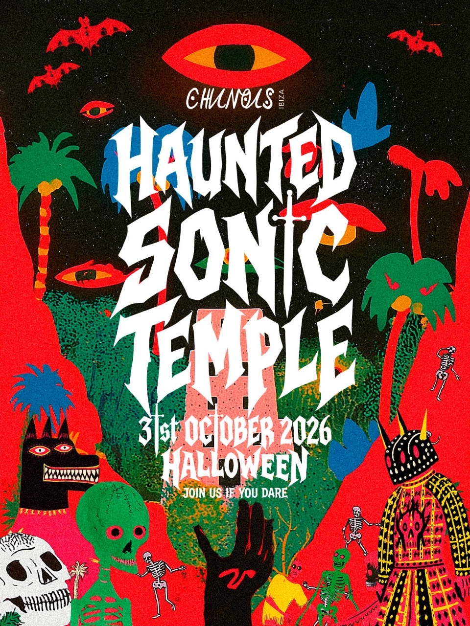 Haunted Sonic Temple: Halloween en Chinois Ibiza